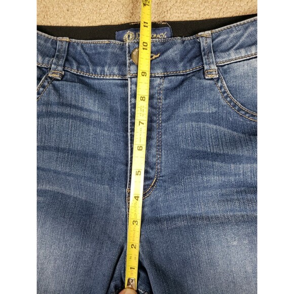Democracy Ab Solution Women's Jeans Stretch Ankle Elastic Waist Blue Size 8 - Picture 10 of 11